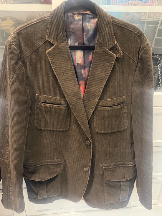 Other - Men's Brown Corduroy Blazer Jacket